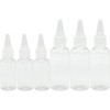 6 PCS Small Squeeze Condiment Bottle Dispensing Bottle Squeezable Dropper