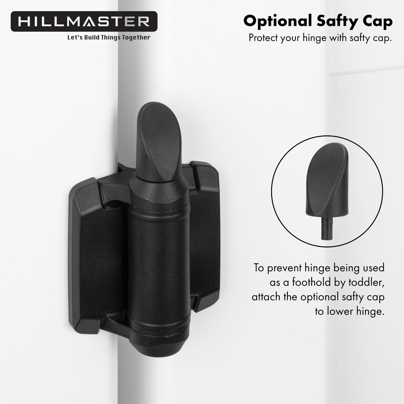 Heavy Duty Self Closing Gate Hinges with Safety Cap,Pool Gate