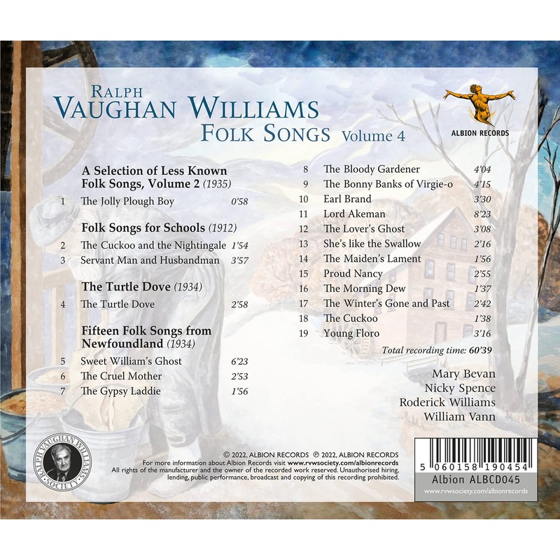 Ralph Vaughan Williams: Folk Songs, Volume 4