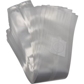 Farm Fresh Fungi Mushroom Grow Bags Heavy Duty - 25pcs - 0.2µm Filter Patch - 18cm x 50cm - 80 Micron Thickness - Autoclavable Spawn Bags - Oyster Shiitake Reishi Lions Mane Maitake (25)
