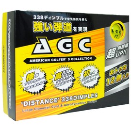 LEZAX AGC Golf Balls 1 Dozen (12 Pack) Neon Yellow AGBA-3761