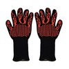 BBQ Gloves Heat Resistant Gloves Grilling Gloves Silicone Oven Gloves