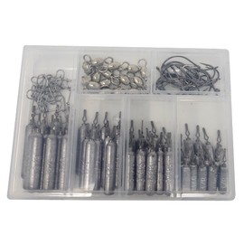 Reaction Tackle- Lead Drop Shot Weights - dropshot sinkers, 101 Piece Kit