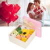 Simulation Flower Bath Soap Women Exquisite Flower Soap Gift Box