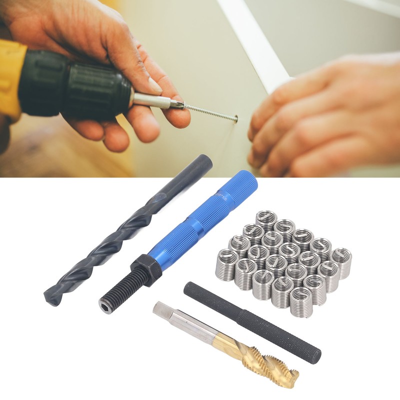 24Pcs Metric Thread Repair Kit M10 X 1.5 X 2D