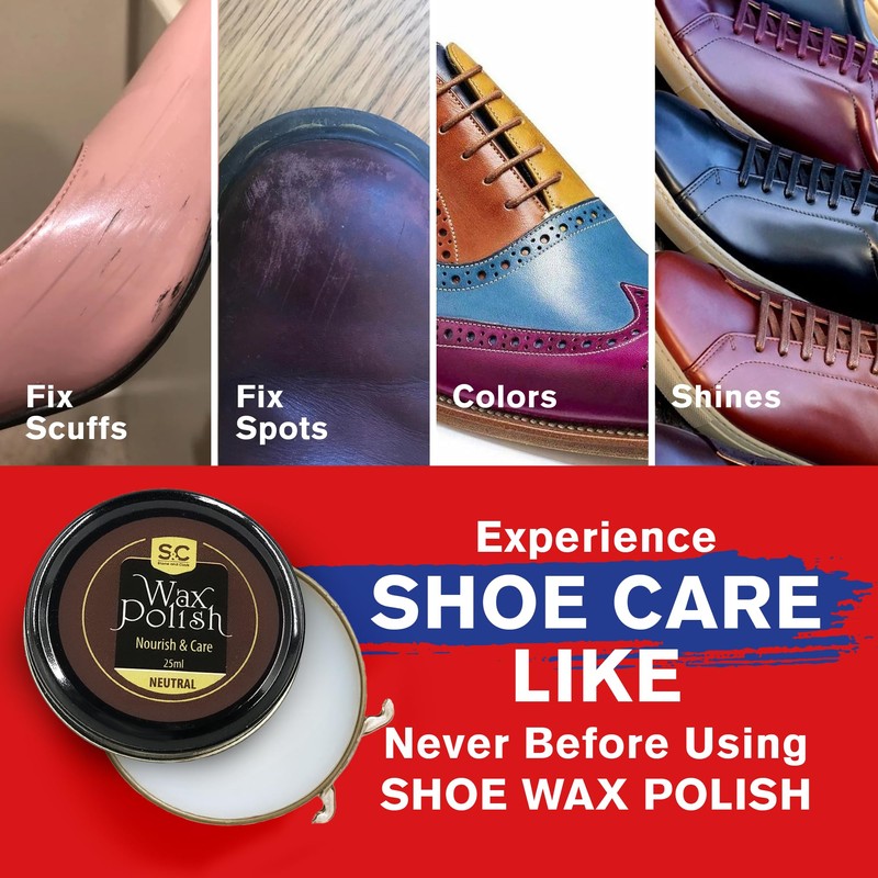 Stone and Clark Premium Neutral Shoe Polish Kit - Nourish
