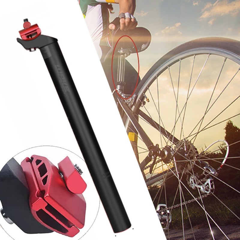 One Piece Rustproof Bike Seatpost Clamps Durable Bicycle Seat Tube