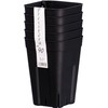 Prestella Deep 90 Japanese Poly Bowls Set of 5 Black