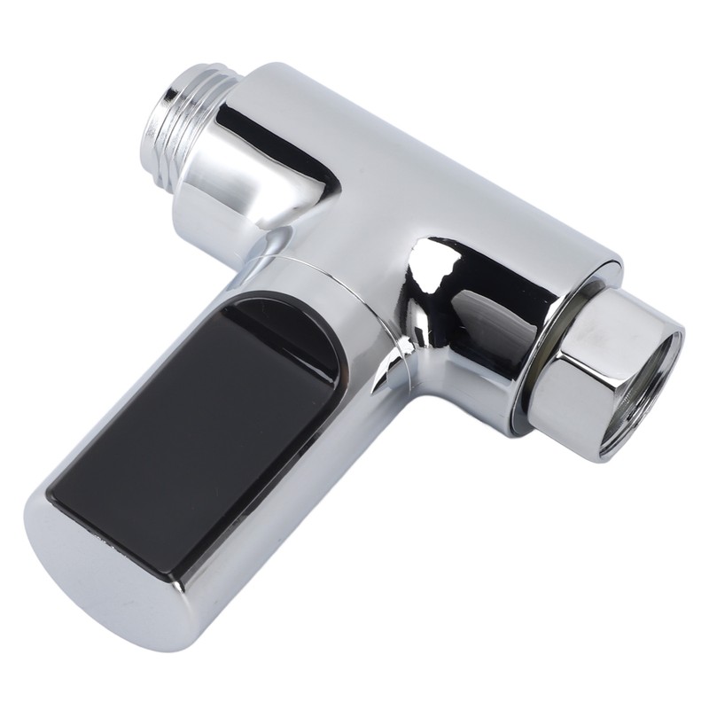 Shower Thermometer LED Display Water Temperature Meter Electroplate ABS Shower