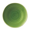 Oda Pottery M06803 Comb 19 Medium Plate Green Glaze