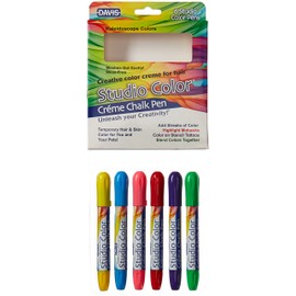 Davis Studio Color Crème Chalk Pens (Pack of 6 Kaleidoscope Colors) (SC.CCP-K)