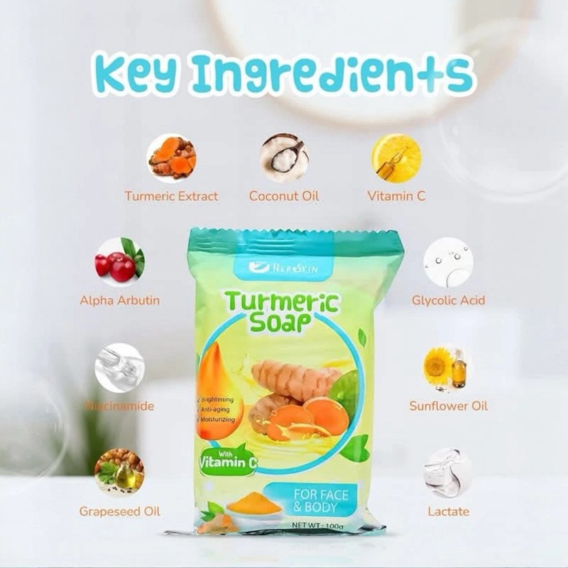 Her Skin 2 Bars Her Skin Turmeric Soap - 100g