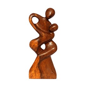 G6 Collection 12" Wooden Handmade Abstract Sculpture Statue Handcrafted - Forever Mine - Gift Art Decorative Home Decor Figurine Accent Decoration Artwork Handcarved Forever Mine