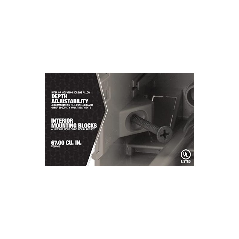 Madison Electric Products MSBMMT4G 4 Gang Multi Mount Device Box
