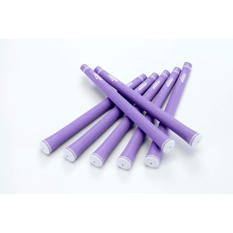 elitegrips CX46 Golf Grips, Set of 7, Smoky Purple with