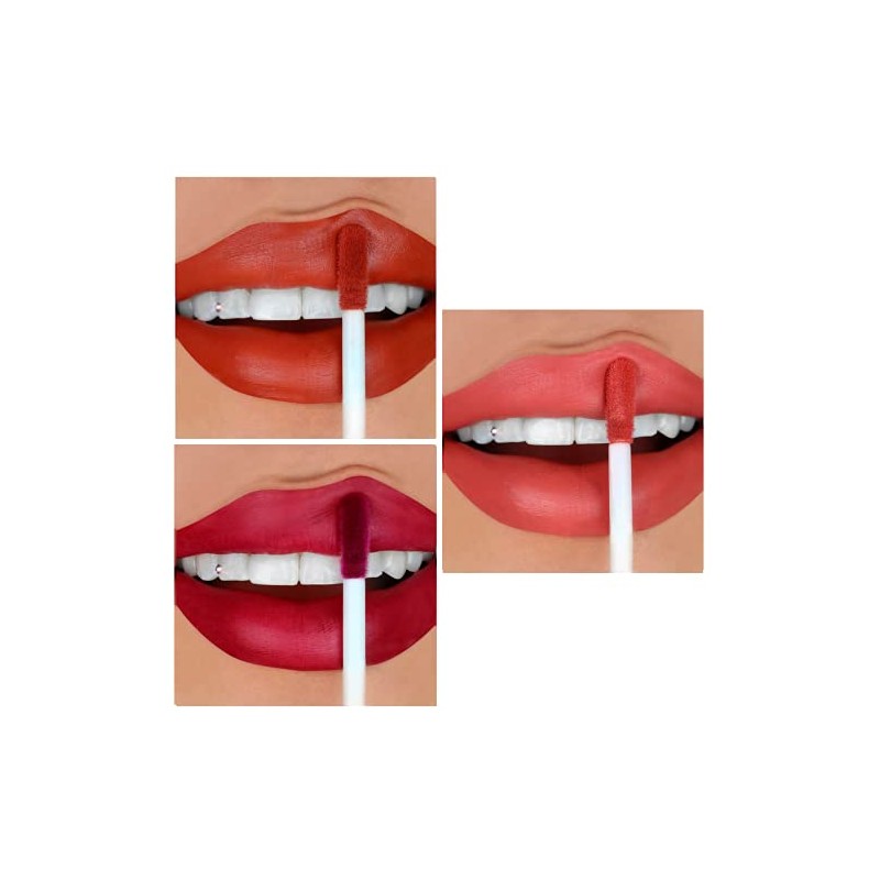 Set de labiales Velvet Stay Beauty Creations Berrys 3 tonos