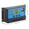 12V 24V Solar Charge Discharge Controller PWM LCD Display Dual