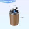 Zpana Car Ashtray with Lid, Smokeless Mini Detachable Vehicle Cup