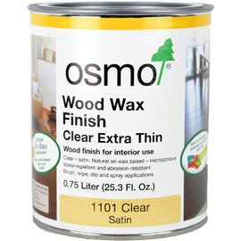 Osmo Wood Wax Finish Extra Thin, 1101 Clear - .750 Liter