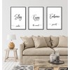 ELSKER&HOME 16x24 Poster Frame 3 Pack, Black Picture Frame for