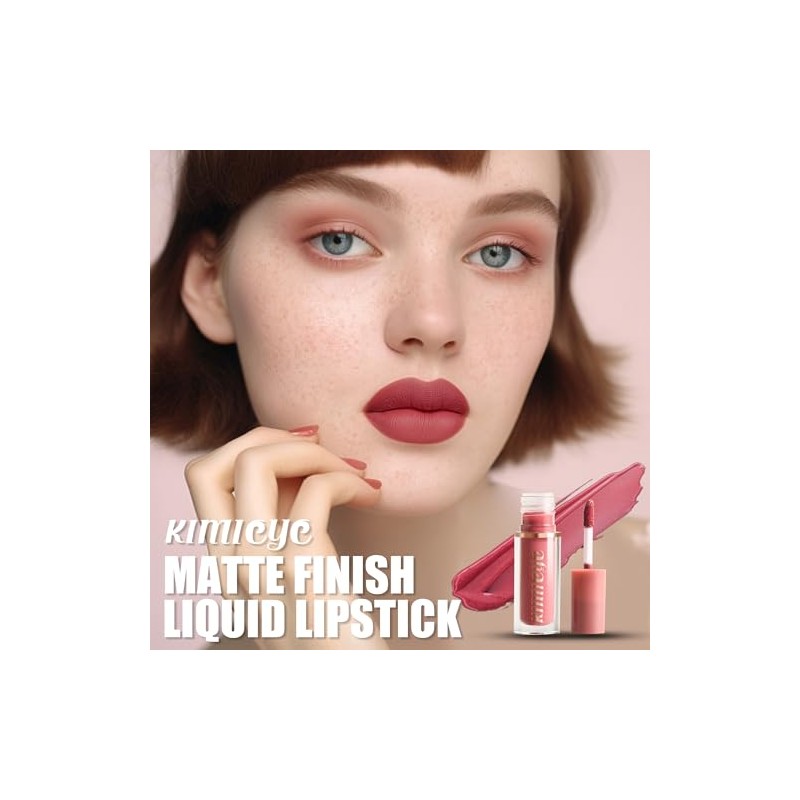 Kit De 12 Labiales Líquidos Mate, Tinte Labial De Larga
