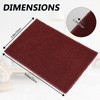 20 Pack Maroon General Purpose Scruff Pads 6" x 9"