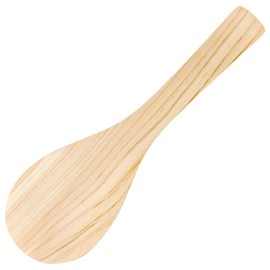 Umezawa 223241 Wooden Hinoki Rice Spoon, 9.4 inches (24 cm), Made in Japan