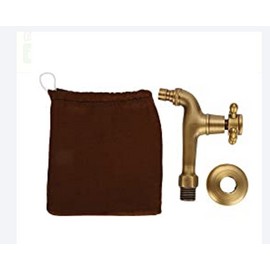 Classic Faucet HandBrushed Pure Copper Antique Household WallMounted Water Tap for Washing Machine