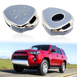 Key Fob Cover Case - Compatible with Toyota 4-Buttons Corolla 2009-2010 Venza 2009-2016 Camry 2007-2011, TPU Key Fob Cover (Blue)