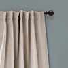 Lush Decor Wheat 1 Insulated Back Tab Blackout Window Curtain