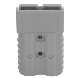 Garosa Forklift Plug 350A 600V Battery Quick Disconnect Connector Plug Battery Power Connector with Dust Proof Rubber Plug for Car Boat Forklift (Grey)