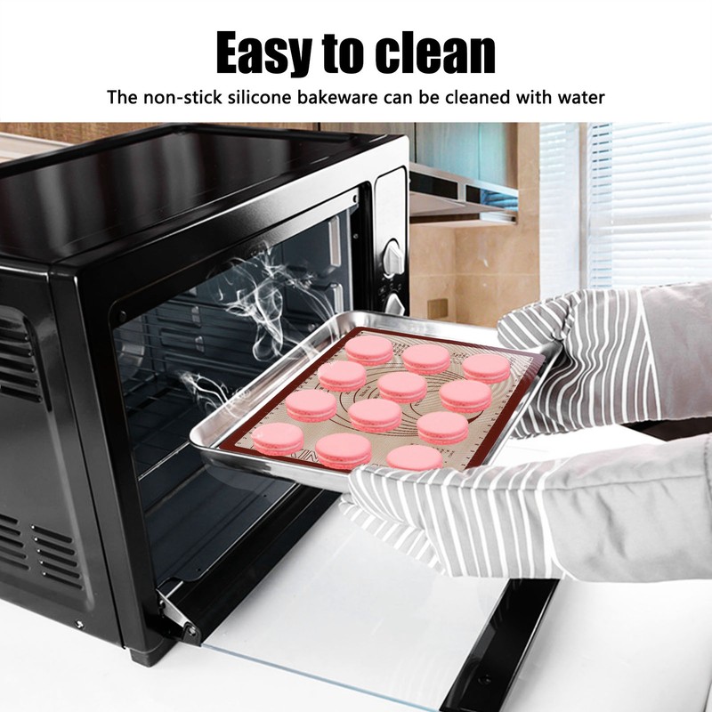 Silicone Glass Fiber Baking Pan Mat Kneading Mat Baking Sheet