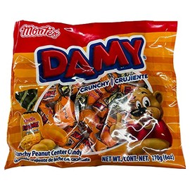 Montes Damy Peanut Crunch Candy 170g (6 oz) Bag Mexican Candy Multipack Of 3