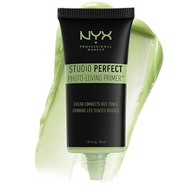 NYX Studio Perfect Primer, 1.01 onzas líquidas, Verde, Tamaño grande                                                                                  