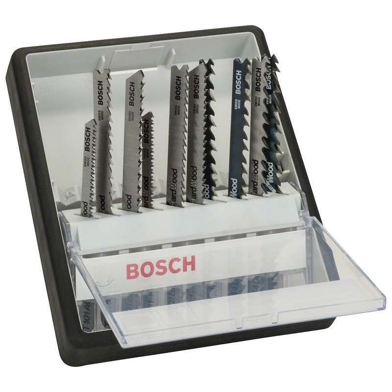 Bosch 2607010540 Wood Jigsaw Blade Set (10-Piece)