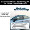 Window Trim Chrome Delete Blackout Overlay Kit Pre-Cut Vinyl Compatible