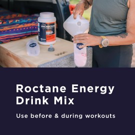 GU Energy Roctane Ultra Endurance Energy Drink Mix, Vegan, Gluten-Free, Kosher, Caffeine- Free, and Dairy-Free n-the-Go Energy for Any Workout, 10 Single-Serving Packets, Grape