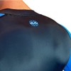 RIBBY SPF 50+ 5mm Padded Rash Guard, Black and Blue,