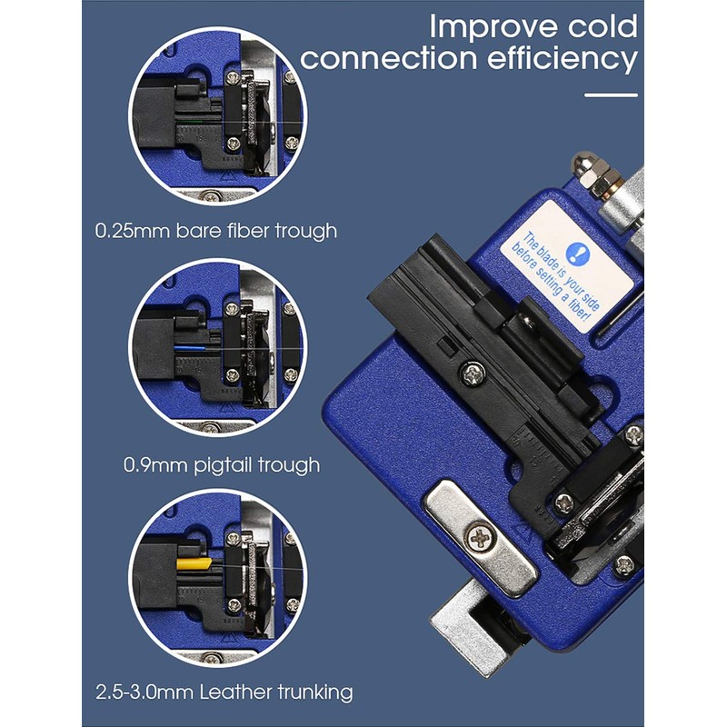 DAXGD Fiber Cleaver Optic Connector FC-6S Optical Fiber Cleaver Metal