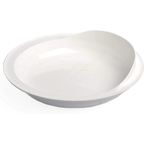 Providence Spillproof Scoop Plate - 9" White