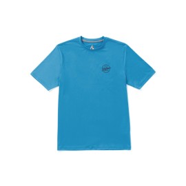 Volcom Men's Rash Guard Shirt, Tidal Blue