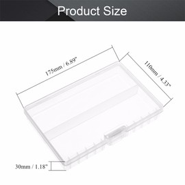 Fielect 48 x AA Battery Storage Case Holder Organizer Box Transparent