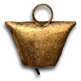 Thirty Six Trapezoid Tin Bells with Metal Ringer