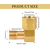 Gas Connection Angle 1/4 Inch Left 90° Corner Connector Brass