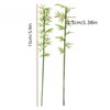 100 PCS Model Bamboo Trees, 6inch Green Plastic Bamboo Trees