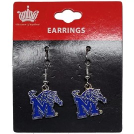 Aminco Memphis Tigers Dangler Earrings