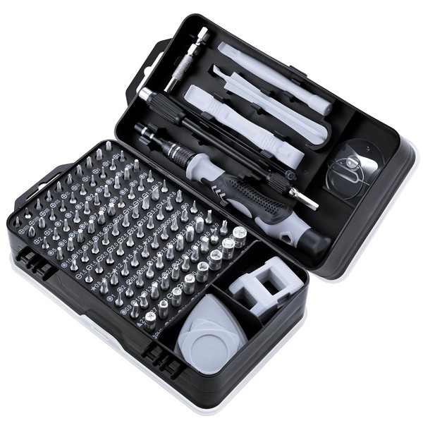 PLINUS 115-in-1 Precision Screwdriver Set, Professional Magnetic Repair Tool Kit，Small