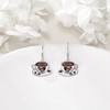 YFN Coffee Earrings Sterling Silver Coffee Dangle Earrings Tiny Coffee