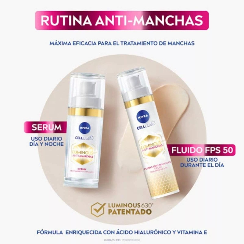 Nivea Fluido Facial Nivea Cellular Luminous630 Anti Manchas Fps50