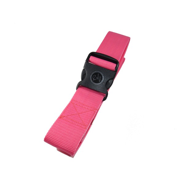 EMI 60" Polyester Gait Transfer Belt Pink - Select Buckle Type (Pink Plastic Buckle)